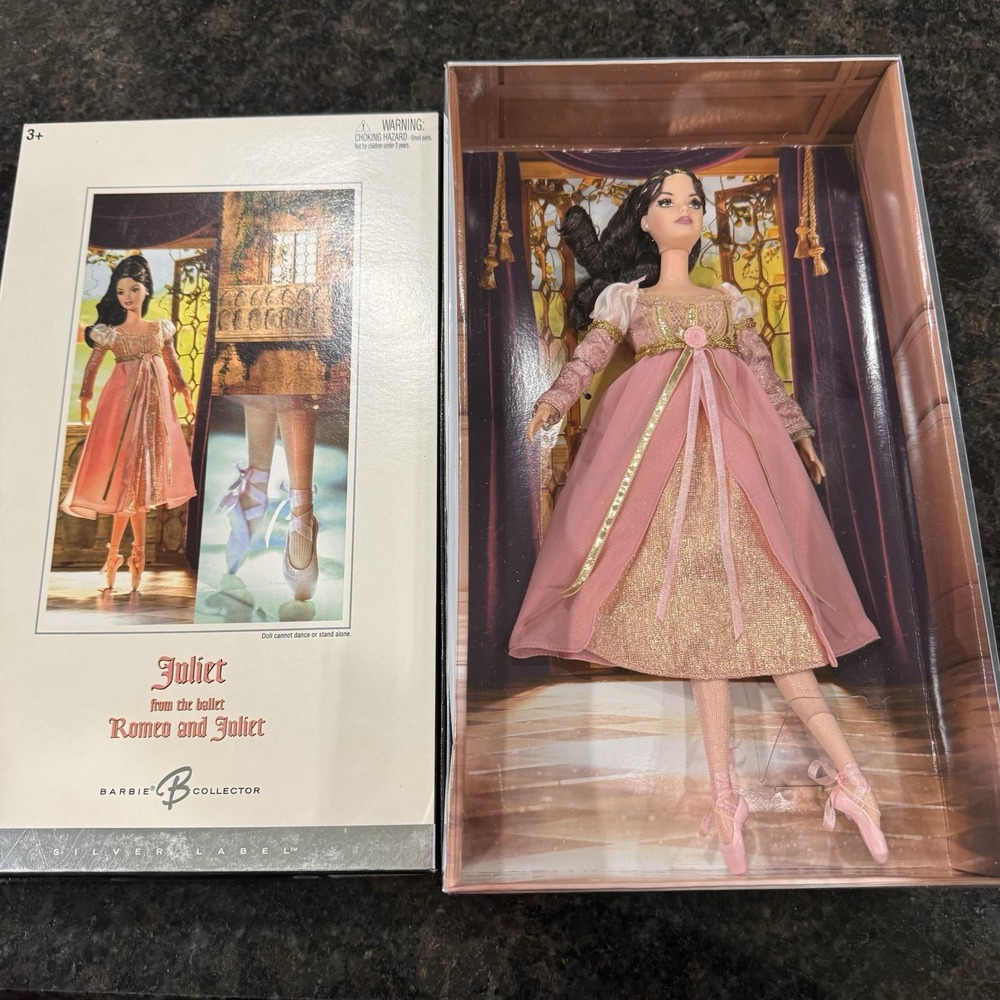 2004 Silver Label "Juliet" from Ballet Romeo & Juliet Barbie Doll-New in Box